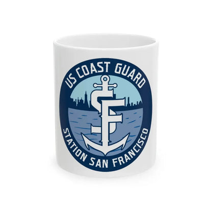 USCG Station San Francisco (U.S. Coast Guard) White Coffee Mug 11oz - Go Mug Yourself