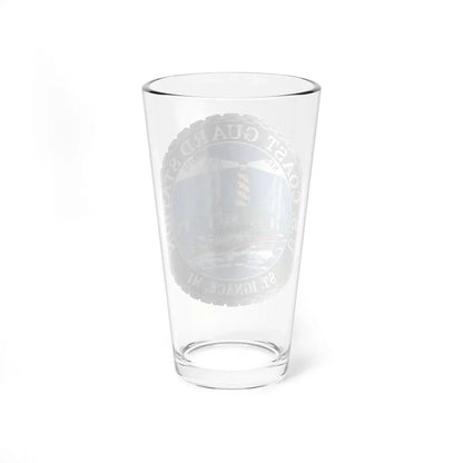 USCG Station St Ignace MI (U.S. Coast Guard) Pint Glass 16oz - Go Mug Yourself