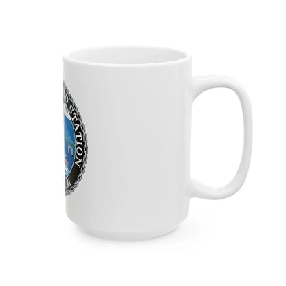 USCG Station St Ignace MI (U.S. Coast Guard) White Coffee Mug - Go Mug Yourself