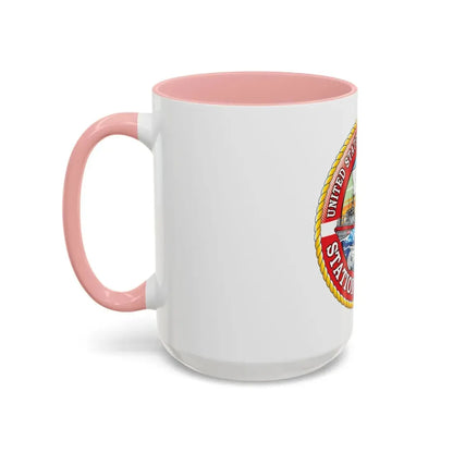 USCG Station Venice (U.S. Coast Guard) Accent Coffee Mug - Go Mug Yourself