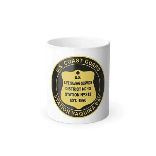 USCG Station Yaquina Bay (U.S. Coast Guard) Color Changing Mug 11oz-11oz-Go Mug Yourself