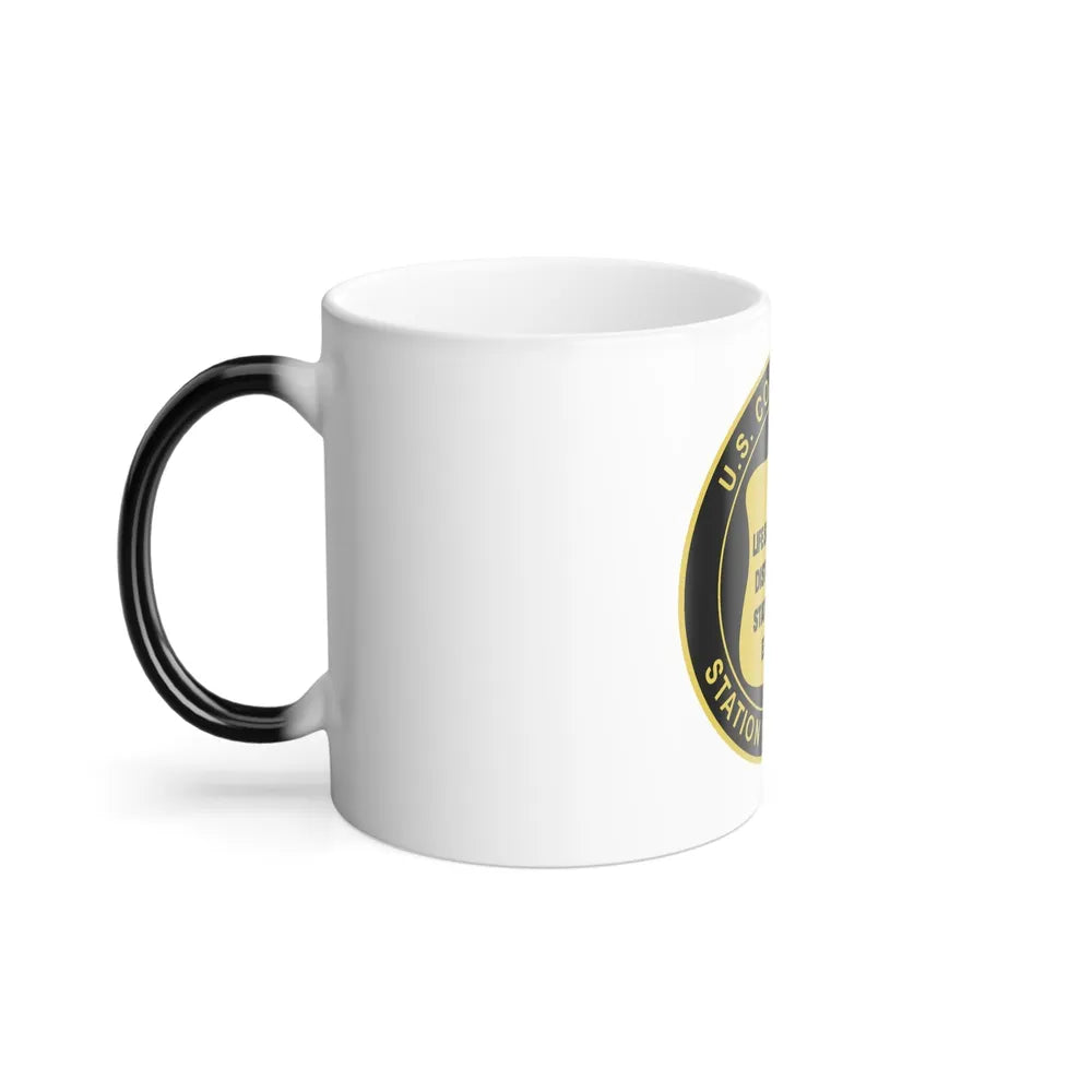 USCG Station Yaquina Bay (U.S. Coast Guard) Color Changing Mug 11oz-Go Mug Yourself