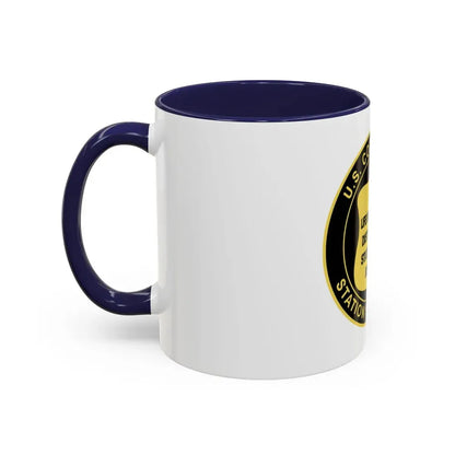 USCG Station Yaquina Bay (U.S. Coast Guard) Accent Coffee Mug - Go Mug Yourself