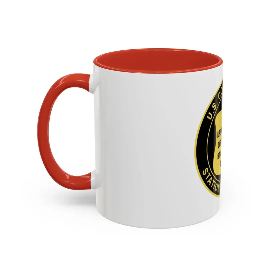 USCG Station Yaquina Bay (U.S. Coast Guard) Accent Coffee Mug - Go Mug Yourself