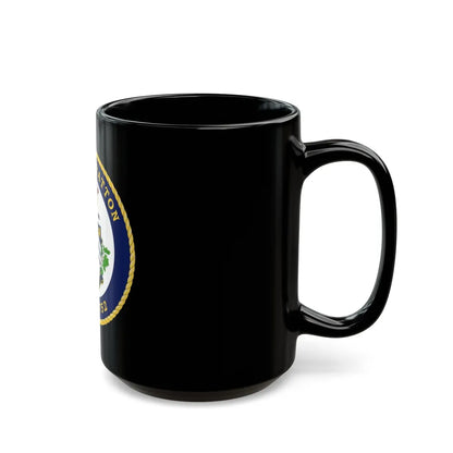 USCG Stratton WMSL 752 (U.S. Coast Guard) Black Coffee Mug-Go Mug Yourself