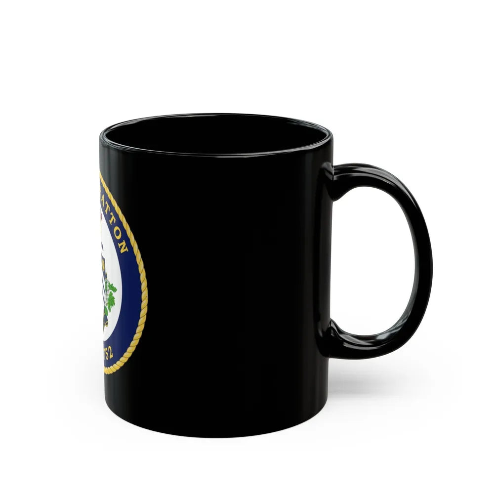 USCG Stratton WMSL 752 (U.S. Coast Guard) Black Coffee Mug-Go Mug Yourself