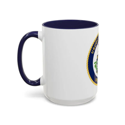 USCG Stratton WMSL 752 (U.S. Coast Guard) Accent Coffee Mug - Go Mug Yourself