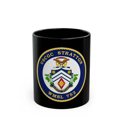 USCG Stratton WMSL 752 (U.S. Coast Guard) Black Coffee Mug 11oz - Go Mug Yourself