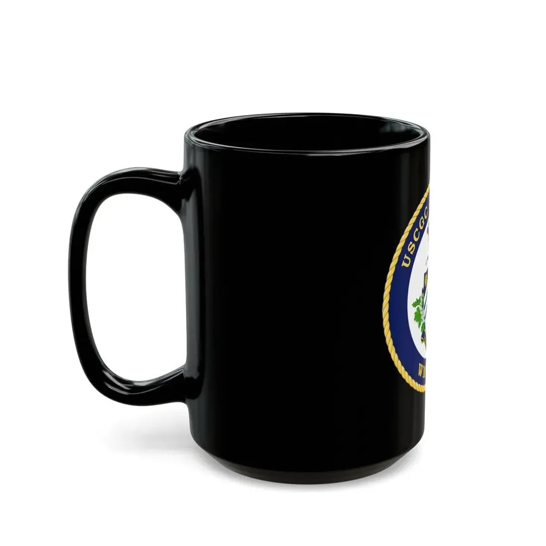 USCG Stratton WMSL 752 (U.S. Coast Guard) Black Coffee Mug - Go Mug Yourself