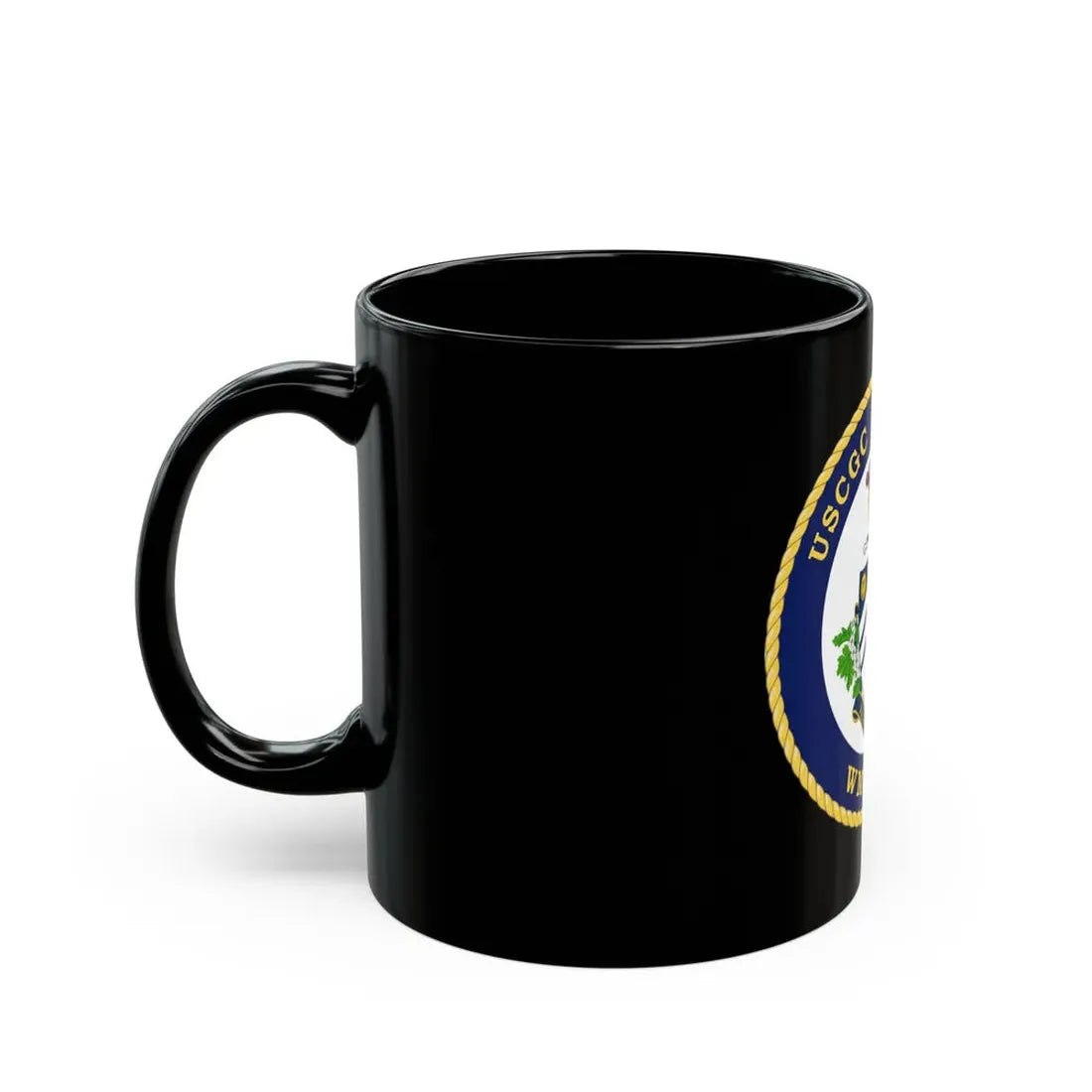 USCG Stratton WMSL 752 (U.S. Coast Guard) Black Coffee Mug - Go Mug Yourself
