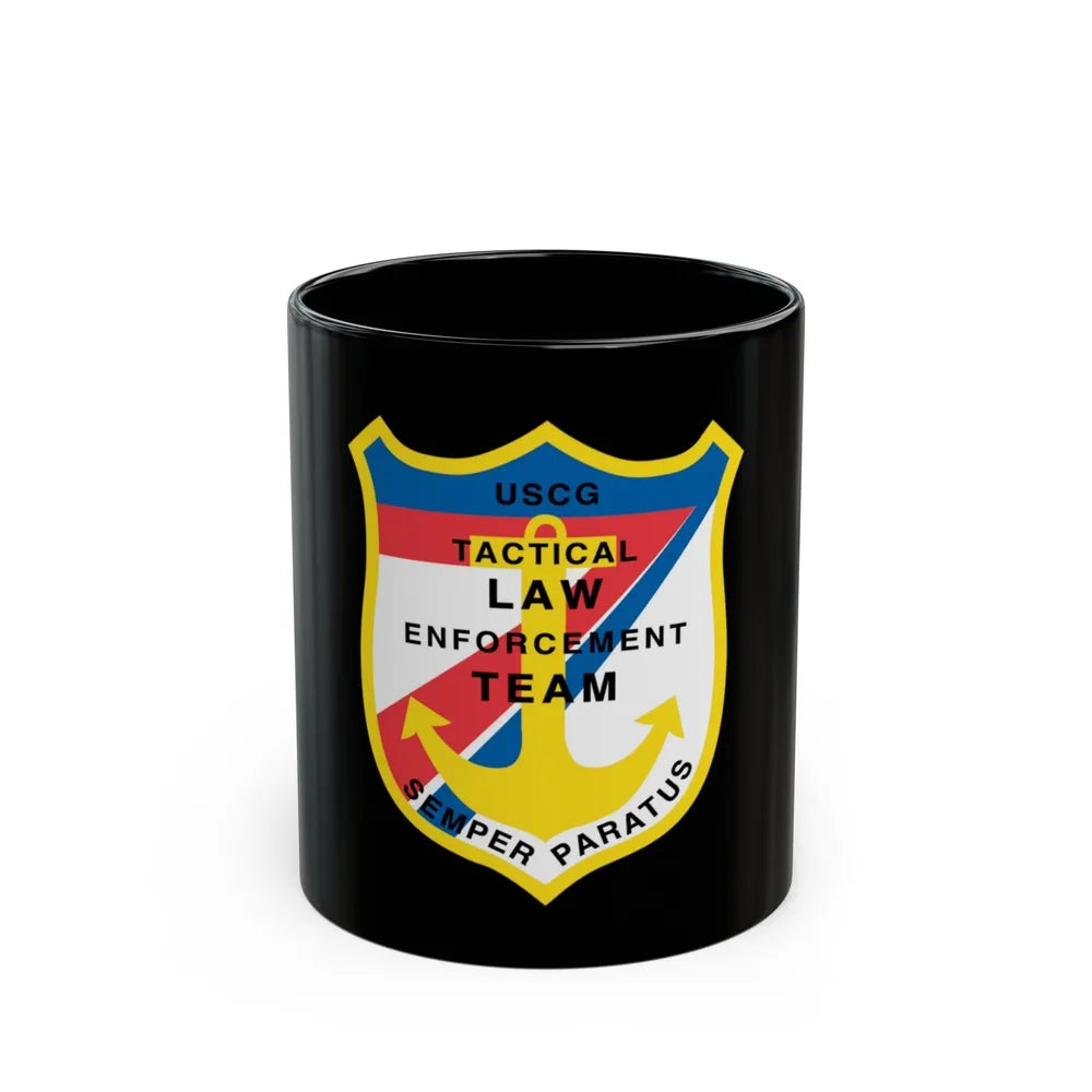 USCG Tactical Law Enforcement Team District 7 (U.S. Coast Guard) Black Coffee Mug-11oz-Go Mug Yourself