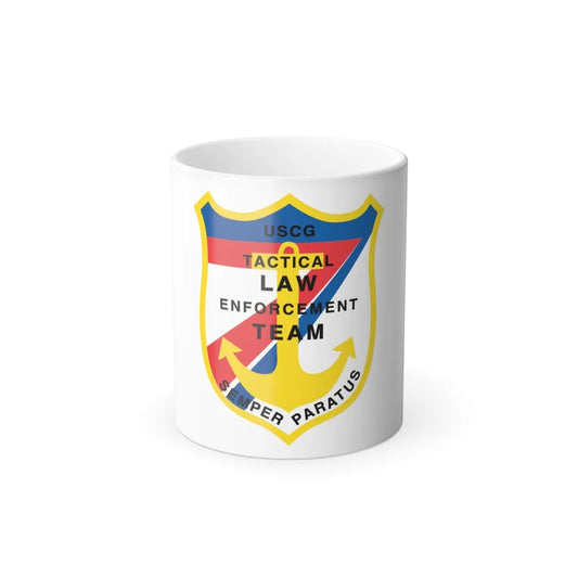 USCG Tactical Law Enforcement Team District 7 (U.S. Coast Guard) Color Changing Mug 11oz-11oz-Go Mug Yourself