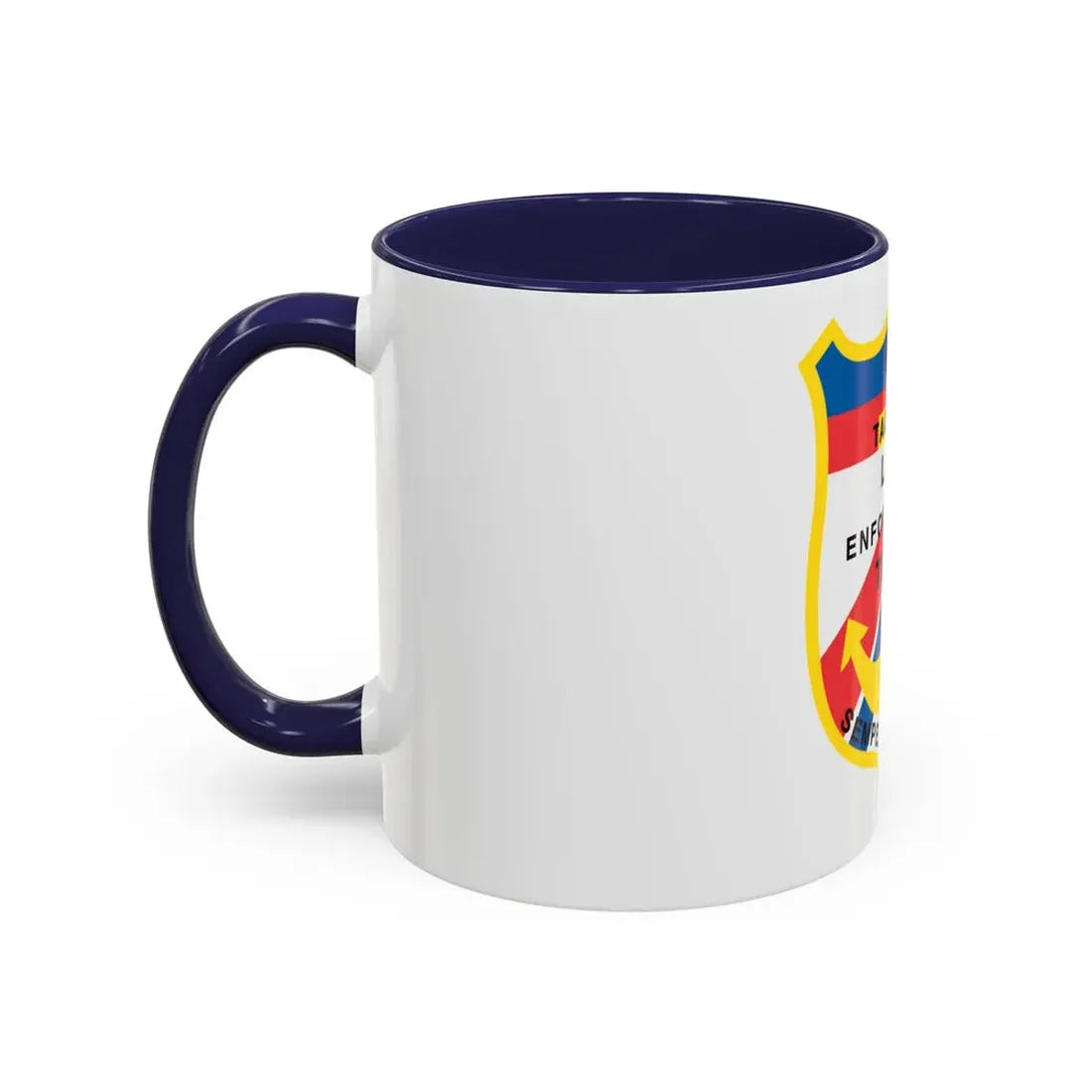 USCG Tactical Law Enforcement Team District 7 (U.S. Coast Guard) Accent Coffee Mug - Go Mug Yourself