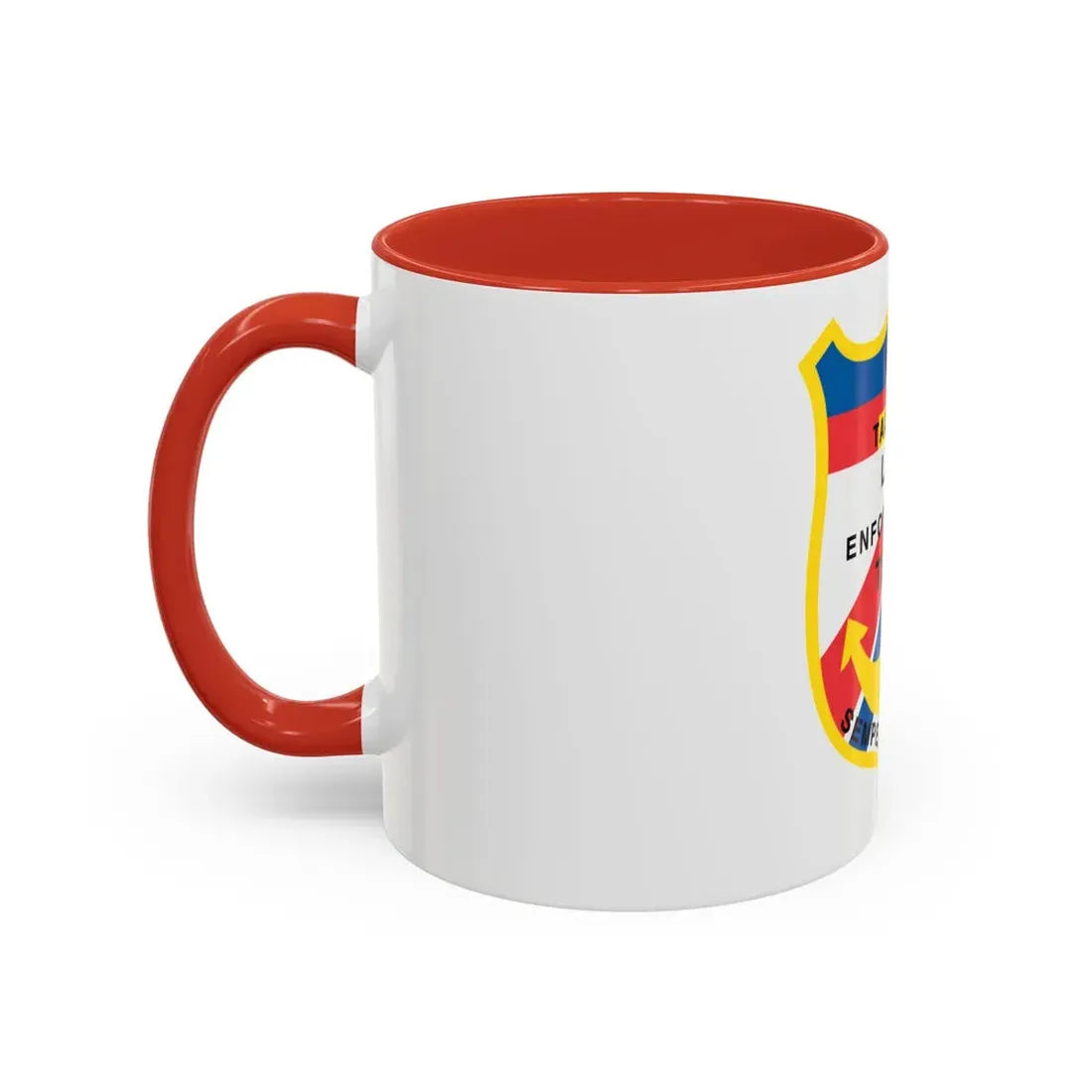 USCG Tactical Law Enforcement Team District 7 (U.S. Coast Guard) Accent Coffee Mug - Go Mug Yourself