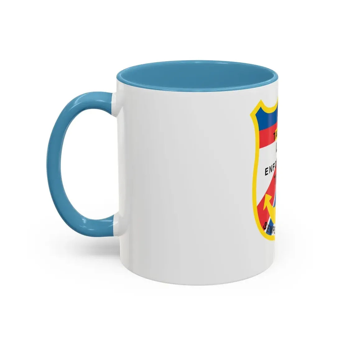 USCG Tactical Law Enforcement Team District 7 (U.S. Coast Guard) Accent Coffee Mug - Go Mug Yourself