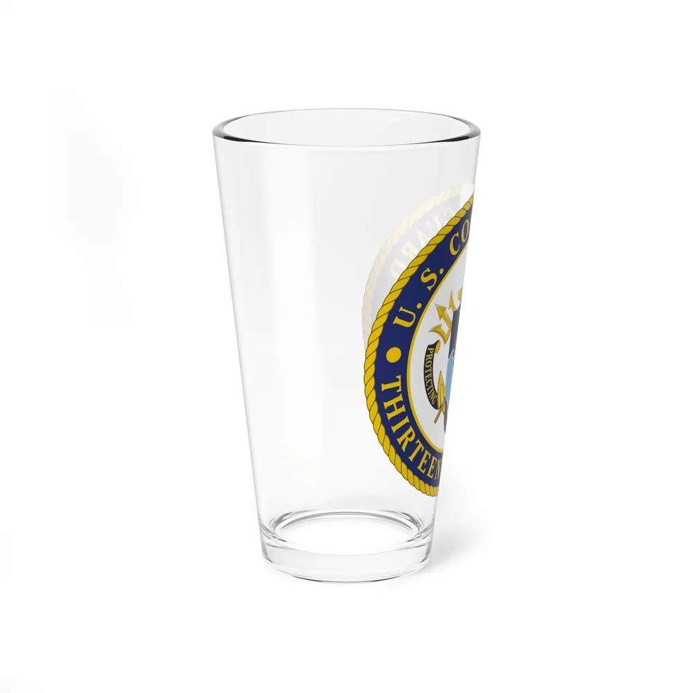 USCG Thirteenth District (U.S. Coast Guard) Pint Glass 16oz-Go Mug Yourself