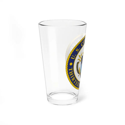 USCG Thirteenth District (U.S. Coast Guard) Pint Glass 16oz-Go Mug Yourself