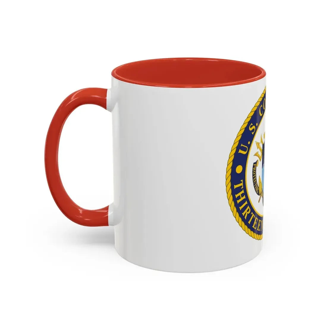 USCG Thirteenth District (U.S. Coast Guard) Accent Coffee Mug - Go Mug Yourself