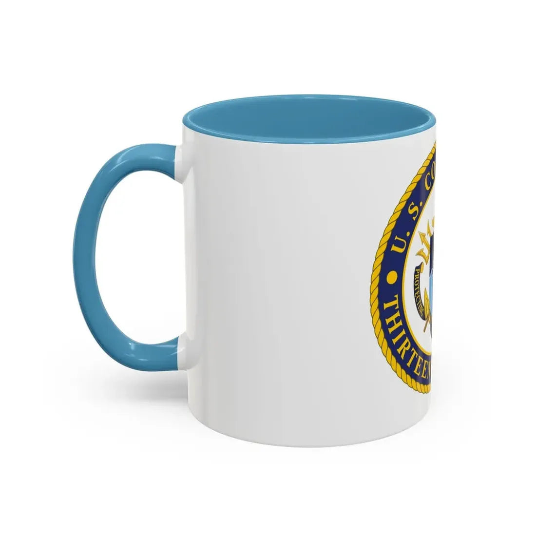 USCG Thirteenth District (U.S. Coast Guard) Accent Coffee Mug - Go Mug Yourself