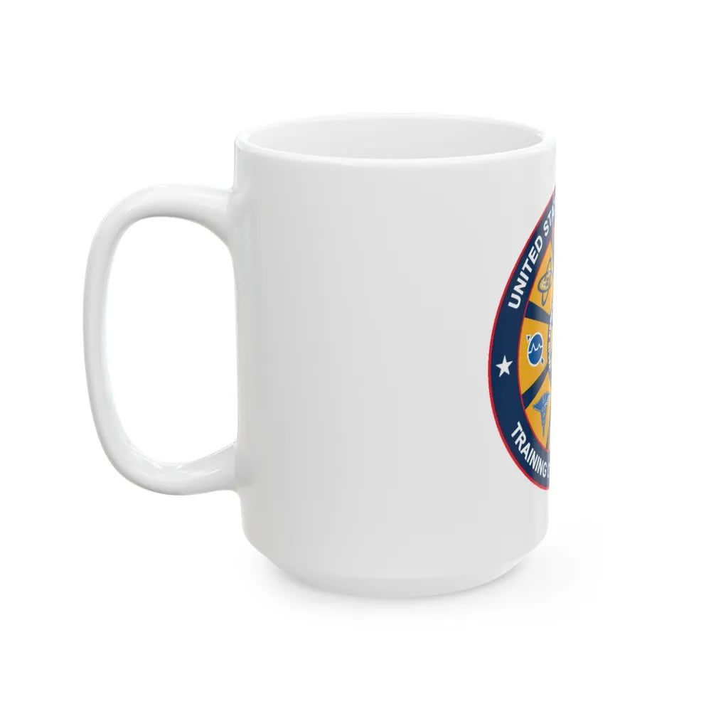 USCG Training Center Petaluma (U.S. Coast Guard) White Coffee Mug-Go Mug Yourself