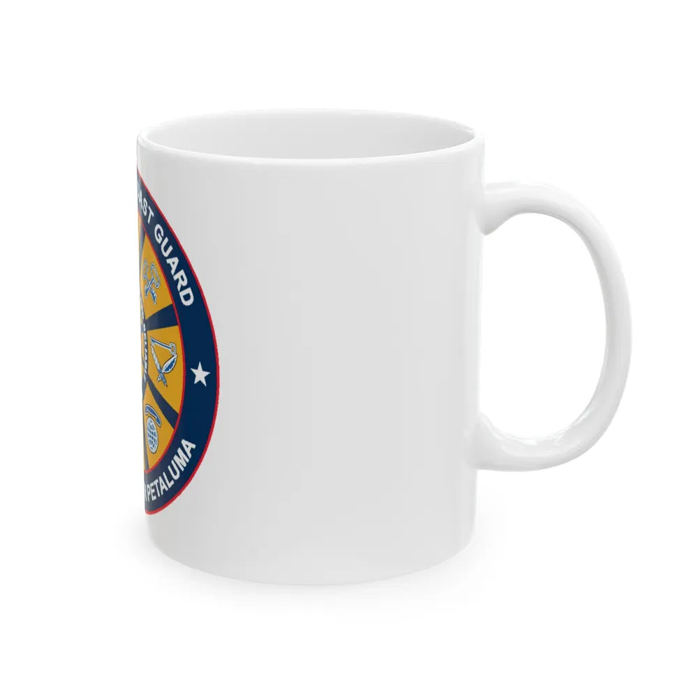 USCG Training Center Petaluma (U.S. Coast Guard) White Coffee Mug-Go Mug Yourself