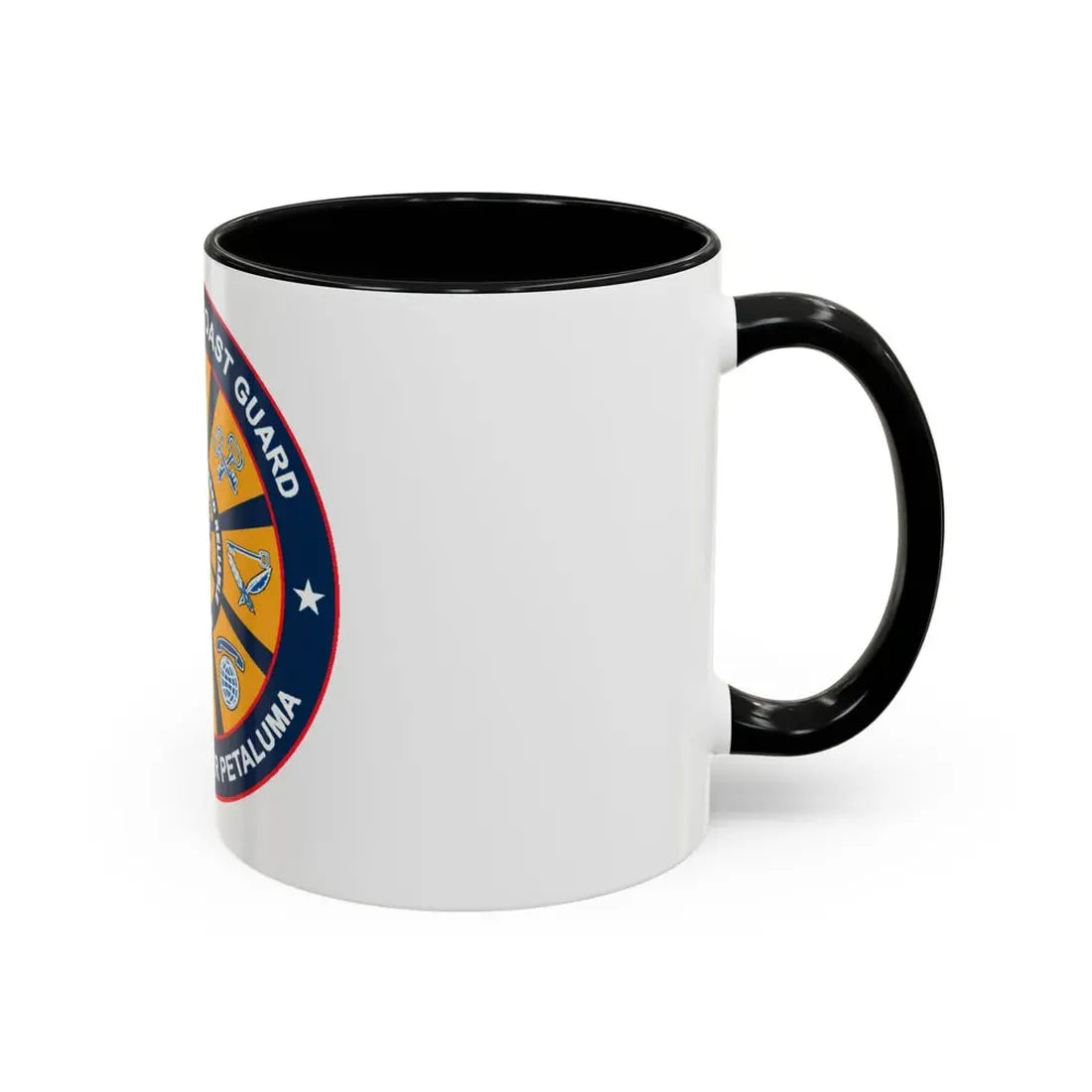 USCG Training Center Petaluma (U.S. Coast Guard) Accent Coffee Mug - Go Mug Yourself