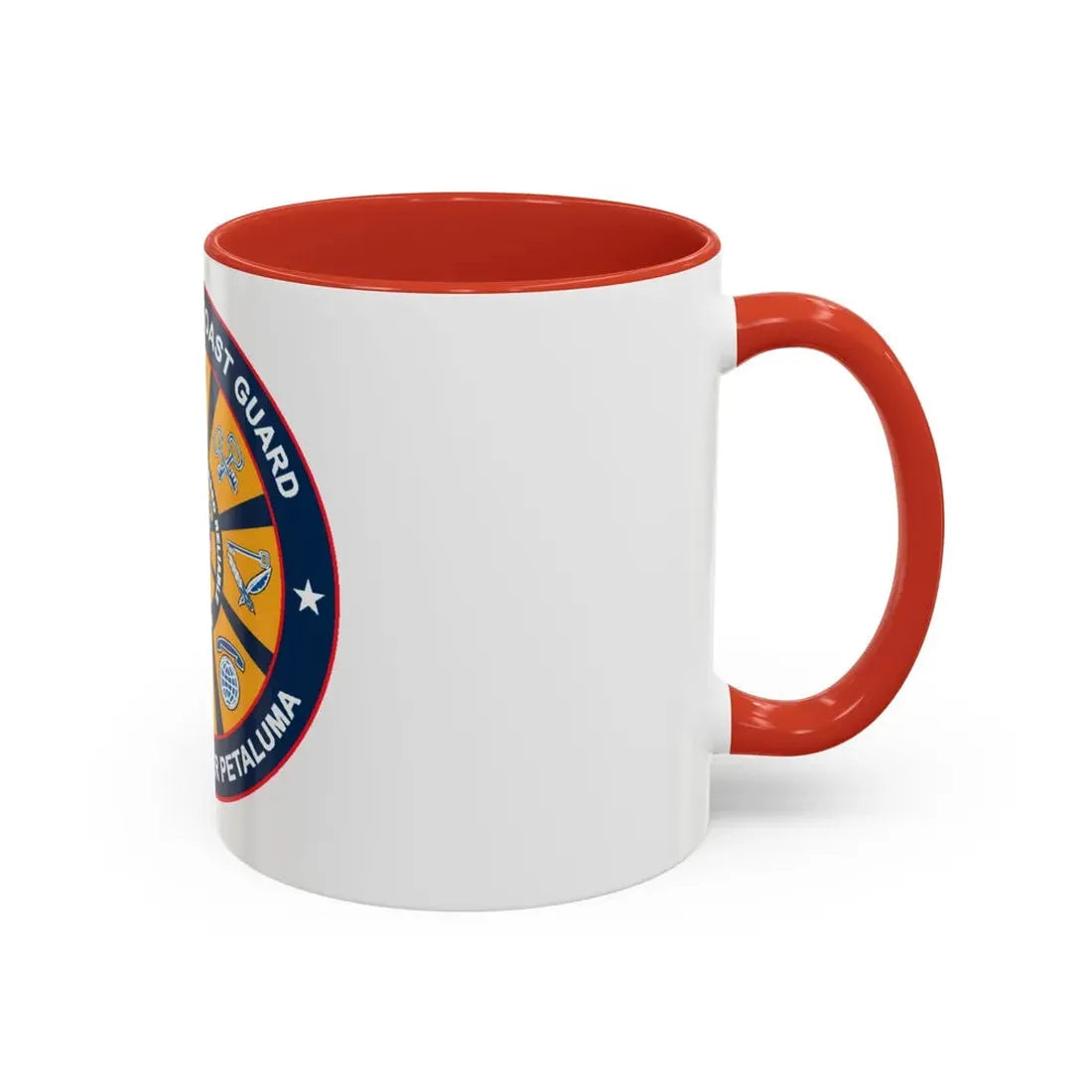 USCG Training Center Petaluma (U.S. Coast Guard) Accent Coffee Mug - Go Mug Yourself