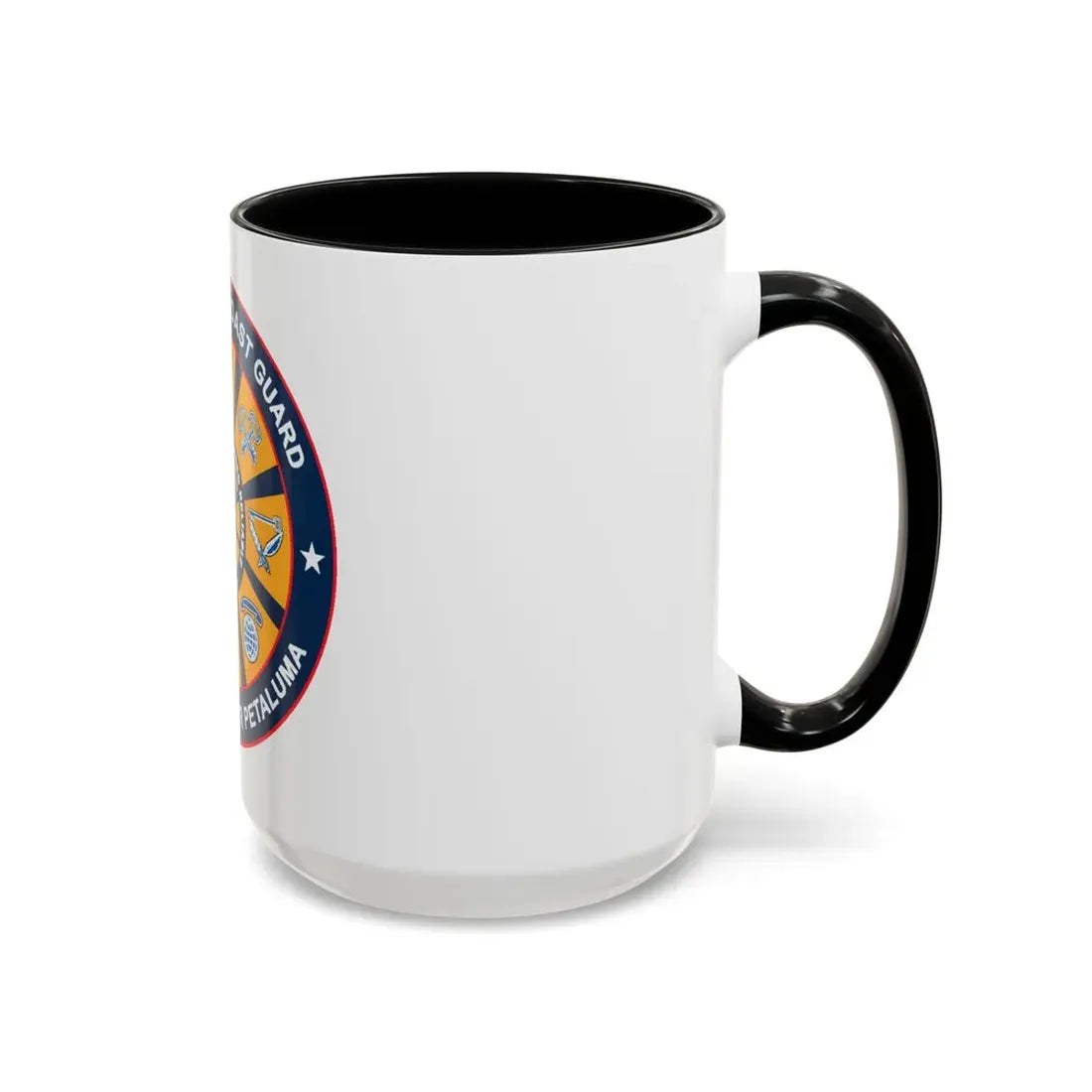 USCG Training Center Petaluma (U.S. Coast Guard) Accent Coffee Mug - Go Mug Yourself