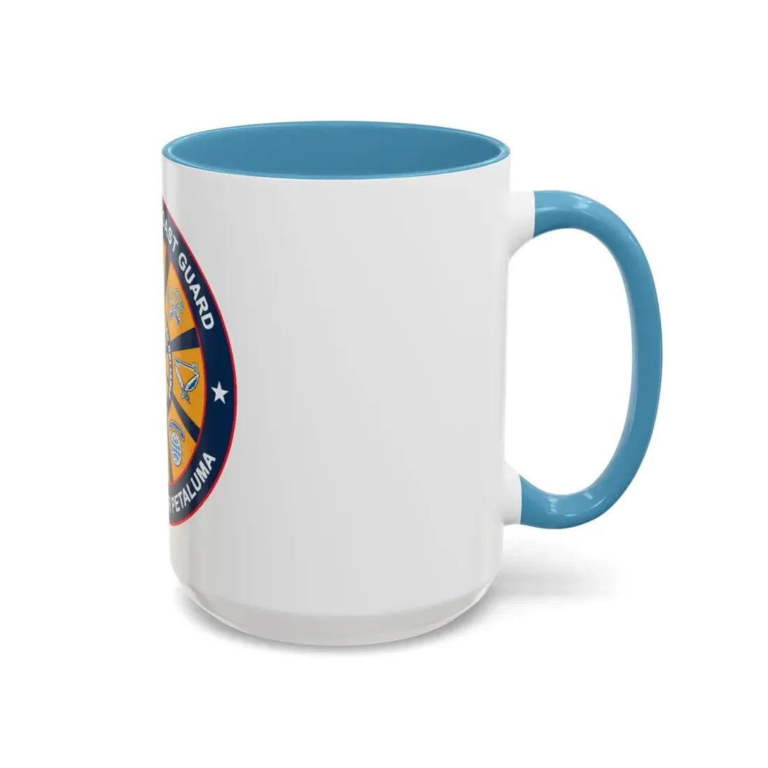USCG Training Center Petaluma (U.S. Coast Guard) Accent Coffee Mug - Go Mug Yourself