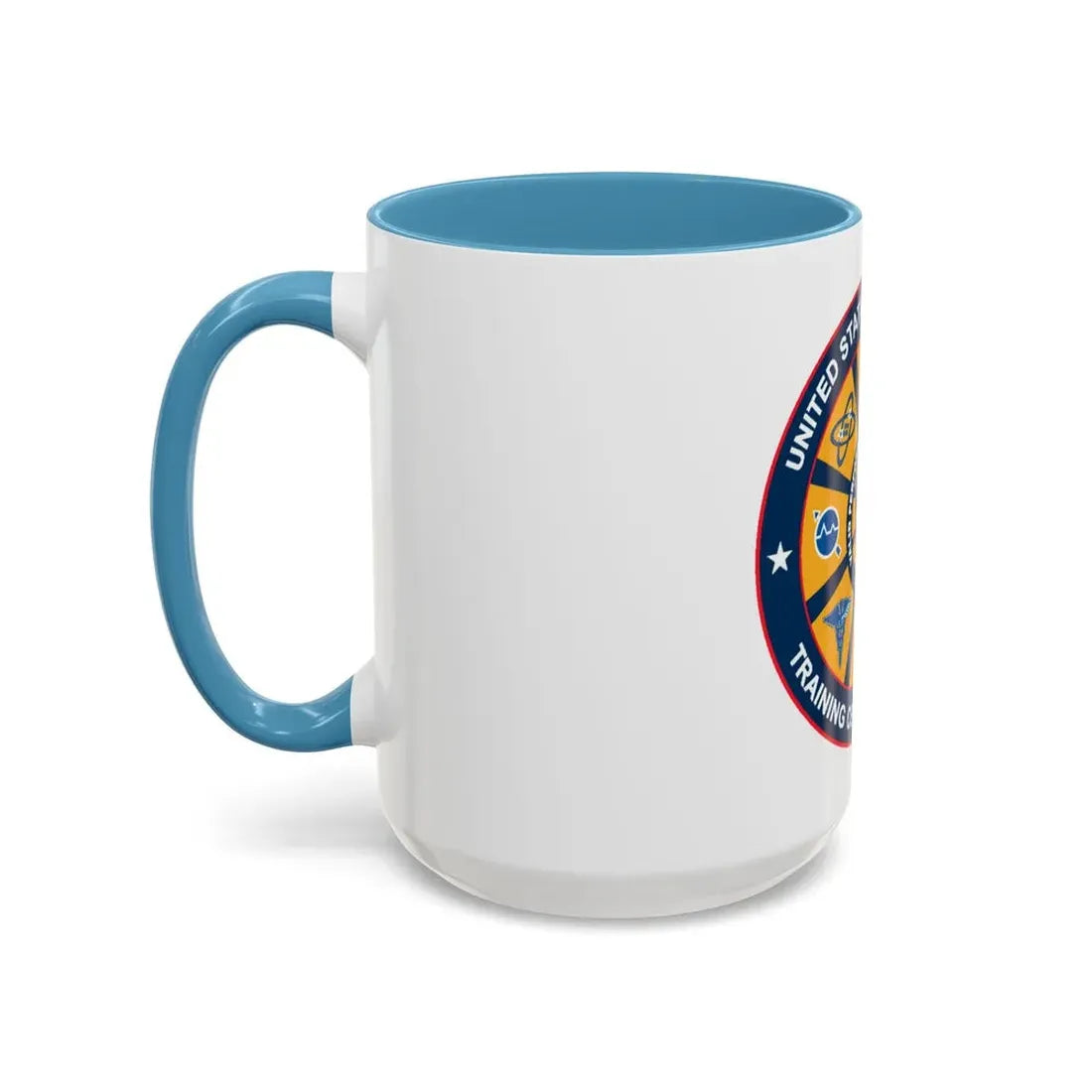 USCG Training Center Petaluma (U.S. Coast Guard) Accent Coffee Mug - Go Mug Yourself