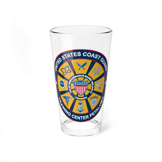 USCG Training Center Petaluma (U.S. Coast Guard) Pint Glass 16oz 16oz - Go Mug Yourself