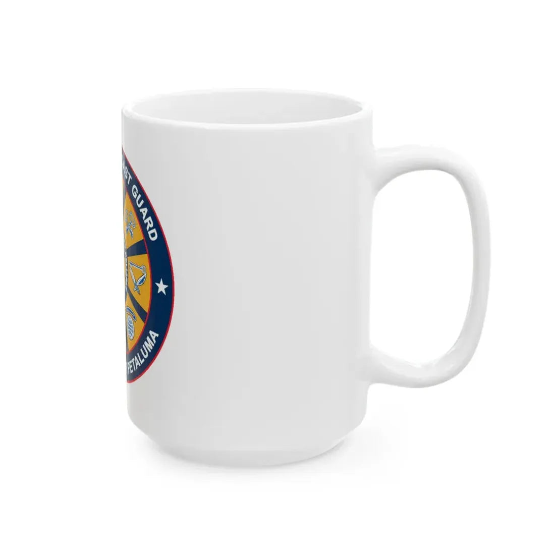USCG Training Center Petaluma (U.S. Coast Guard) White Coffee Mug - Go Mug Yourself