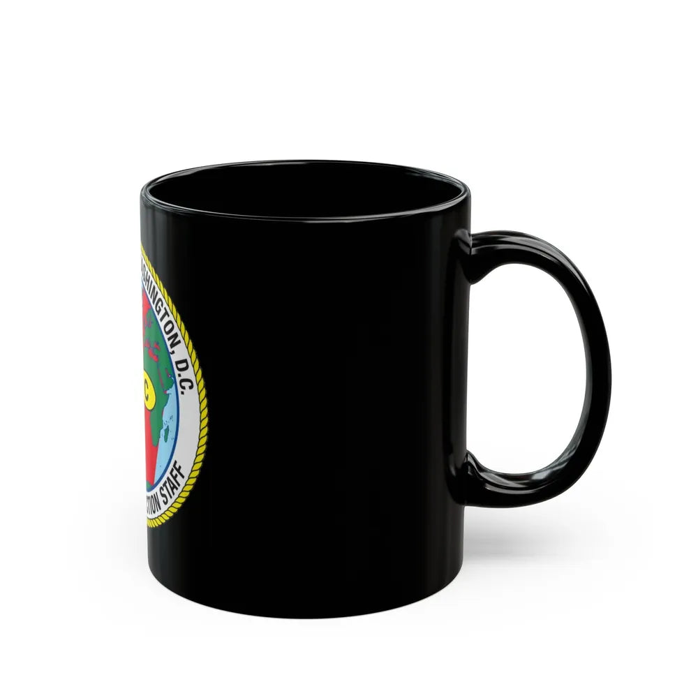 USCG Washington DC Traveling Inspection Staff (U.S. Coast Guard) Black Coffee Mug-Go Mug Yourself