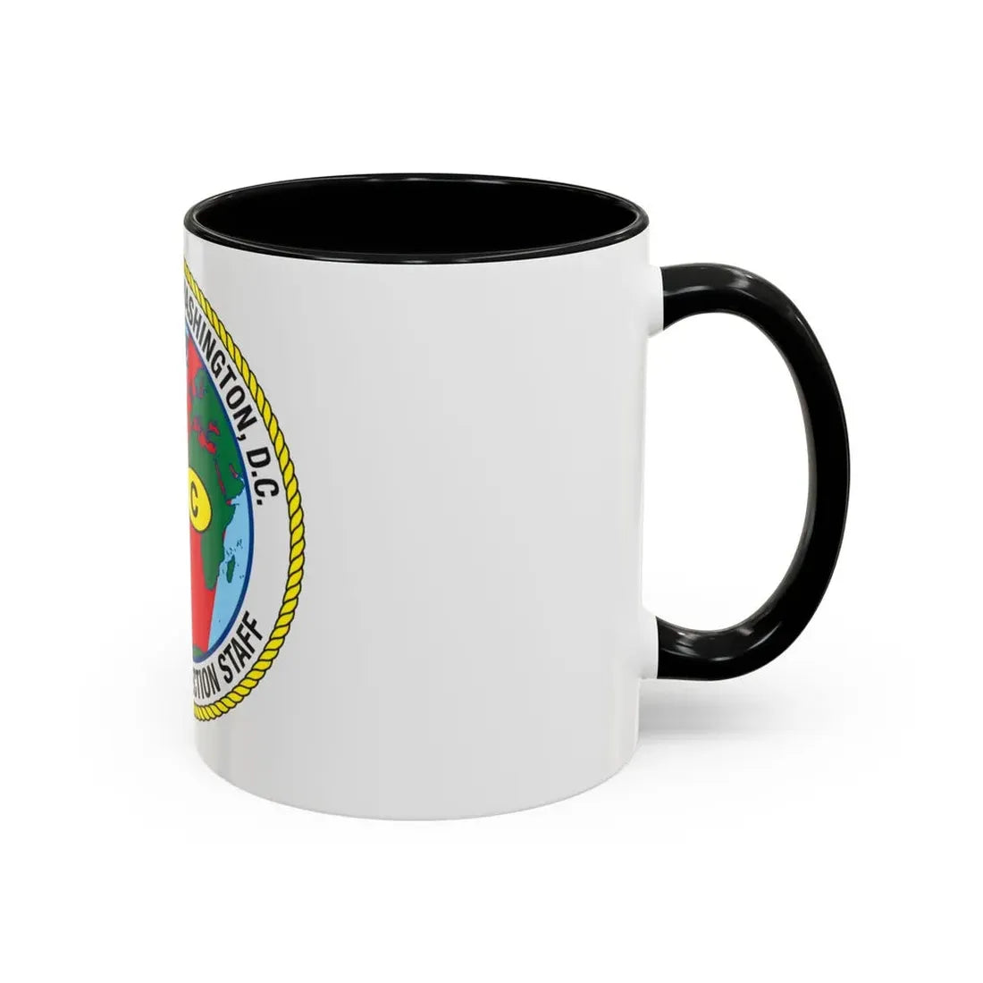 USCG Washington DC Traveling Inspection Staff (U.S. Coast Guard) Accent Coffee Mug - Go Mug Yourself