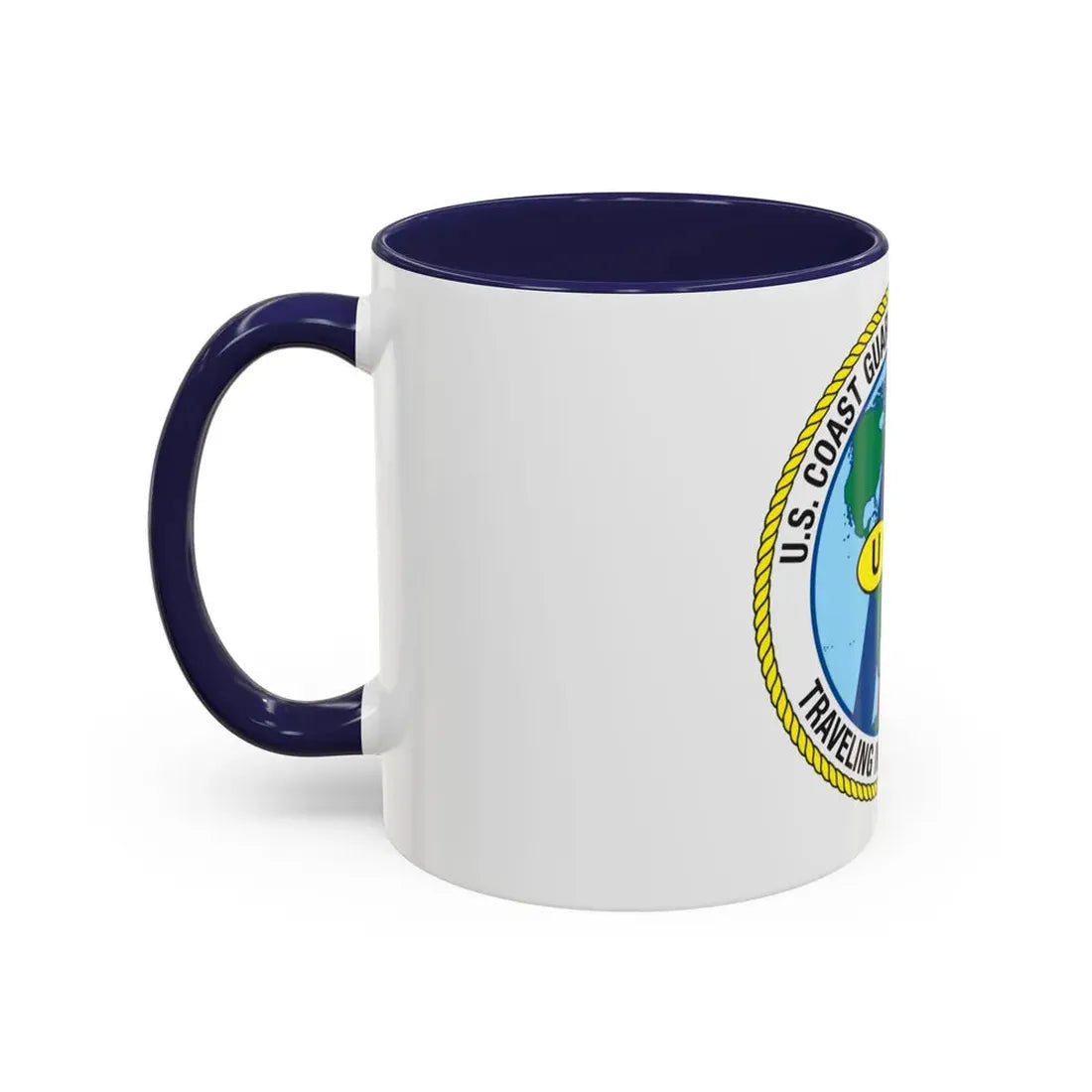 USCG Washington DC Traveling Inspection Staff (U.S. Coast Guard) Accent Coffee Mug - Go Mug Yourself