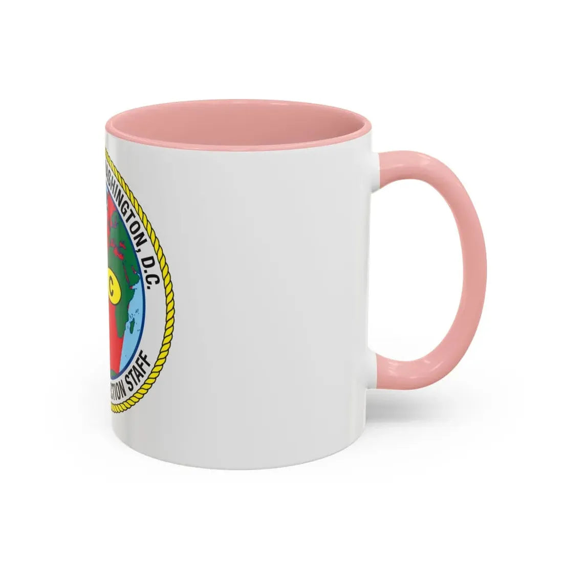 USCG Washington DC Traveling Inspection Staff (U.S. Coast Guard) Accent Coffee Mug - Go Mug Yourself
