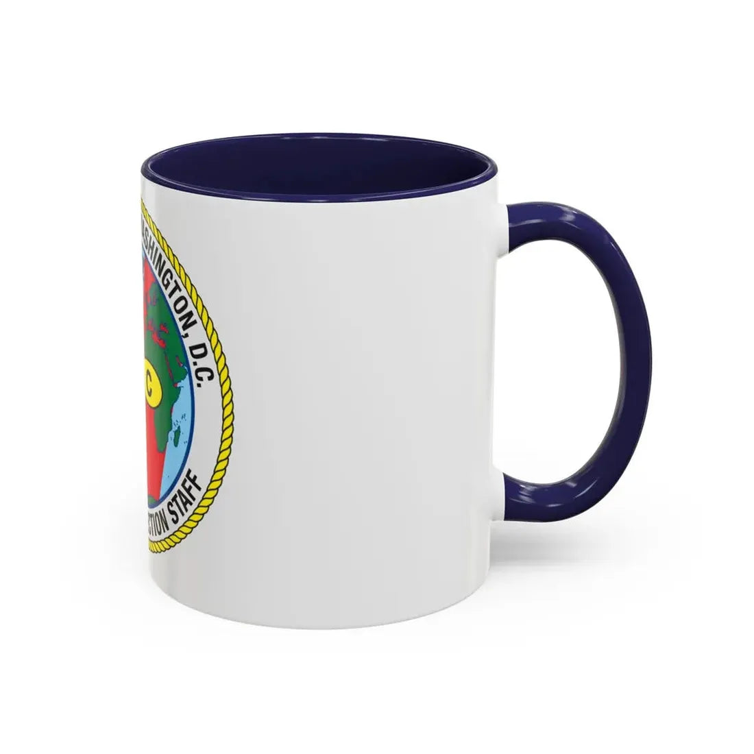 USCG Washington DC Traveling Inspection Staff (U.S. Coast Guard) Accent Coffee Mug - Go Mug Yourself