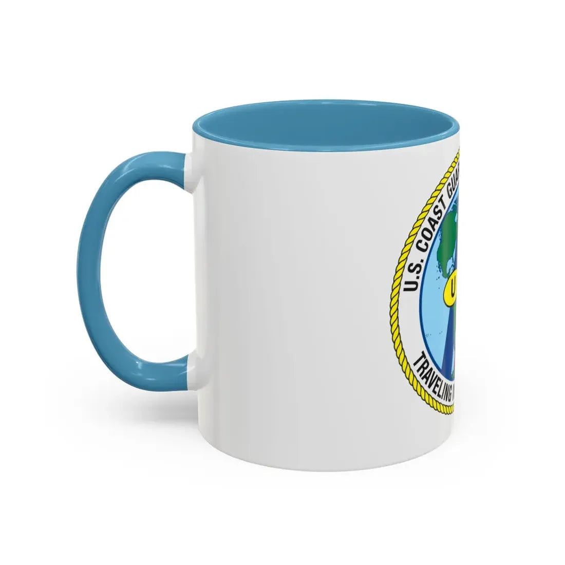 USCG Washington DC Traveling Inspection Staff (U.S. Coast Guard) Accent Coffee Mug - Go Mug Yourself