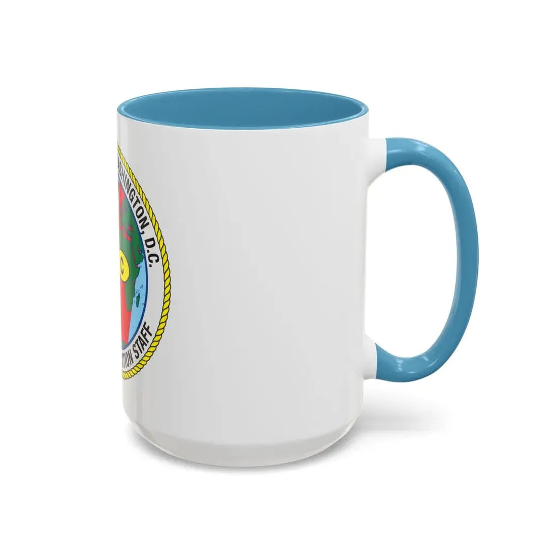 USCG Washington DC Traveling Inspection Staff (U.S. Coast Guard) Accent Coffee Mug - Go Mug Yourself