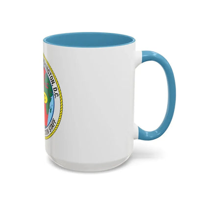 USCG Washington DC Traveling Inspection Staff (U.S. Coast Guard) Accent Coffee Mug - Go Mug Yourself