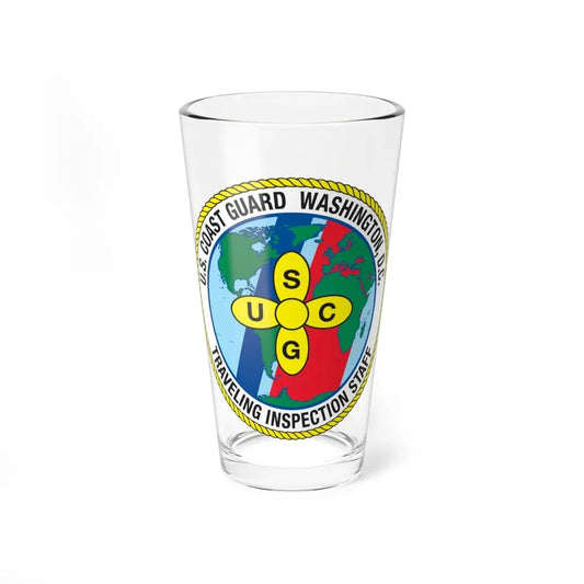 USCG Washington DC Traveling Inspection Staff (U.S. Coast Guard) Pint Glass 16oz 16oz - Go Mug Yourself