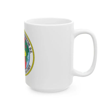 USCG Washington DC Traveling Inspection Staff (U.S. Coast Guard) White Coffee Mug - Go Mug Yourself