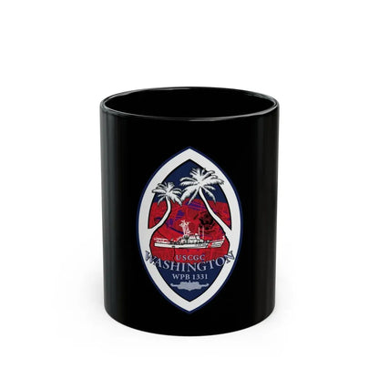 USCG Washington WPB 1331 (U.S. Coast Guard) Black Coffee Mug 11oz - Go Mug Yourself