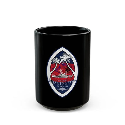 USCG Washington WPB 1331 (U.S. Coast Guard) Black Coffee Mug 15oz - Go Mug Yourself