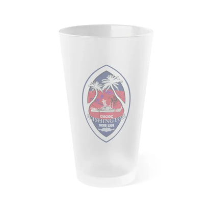 USCG Washington WPB 1331 (U.S. Coast Guard) Frosted Pint Glass 16oz Default Title - Go Mug Yourself