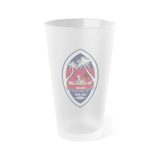 USCG Washington WPB 1331 (U.S. Coast Guard) Frosted Pint Glass 16oz Default Title - Go Mug Yourself