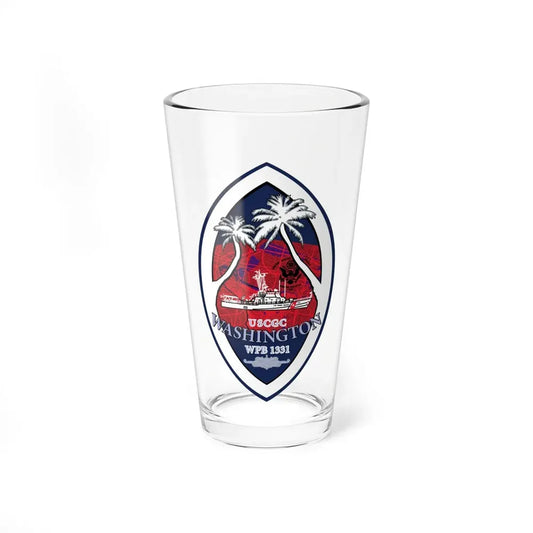 USCG Washington WPB 1331 (U.S. Coast Guard) Pint Glass 16oz 16oz - Go Mug Yourself