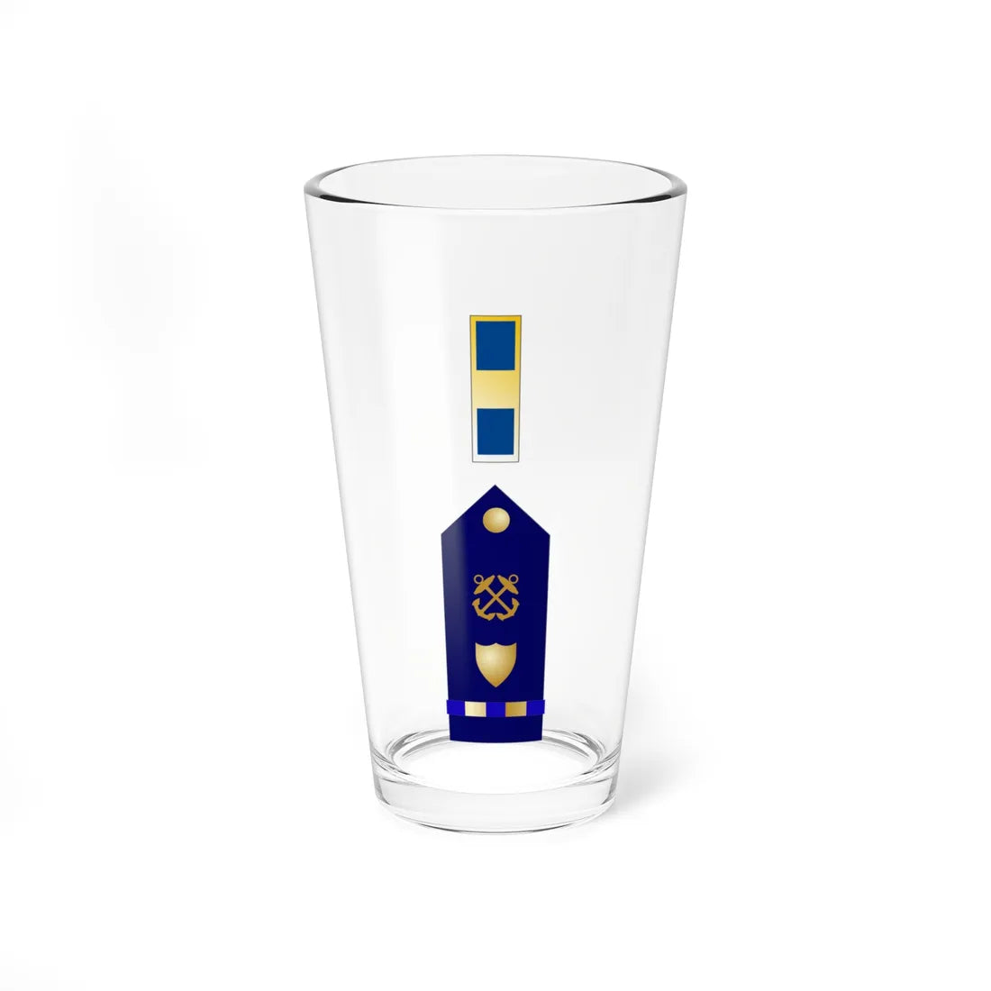 USCG WO1 insignia (United States) (Military Rank) Pint Glass 16oz 16oz - Go Mug Yourself