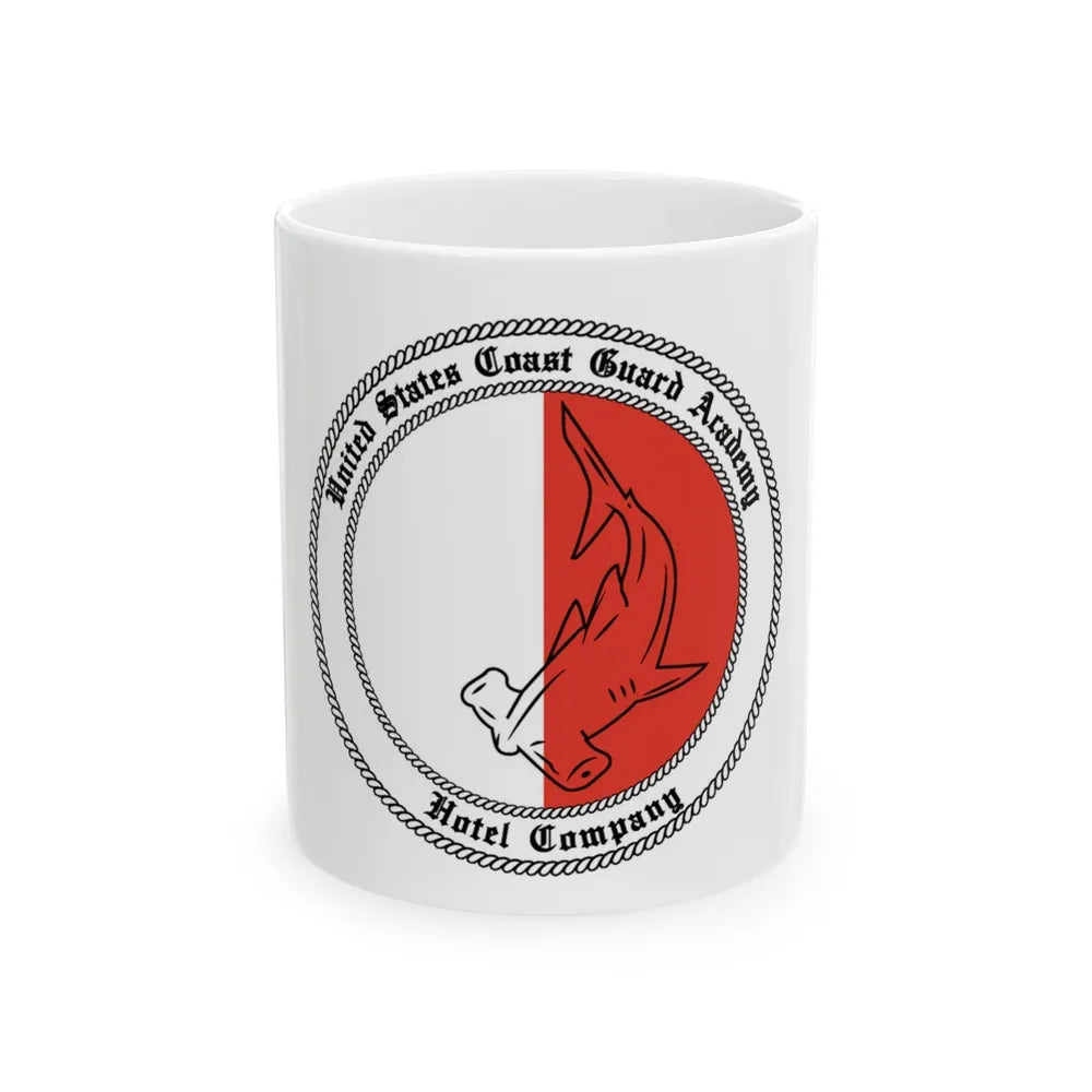 USCGA Hotel Co Hammerhead (U.S. Coast Guard) White Coffee Mug-11oz-Go Mug Yourself