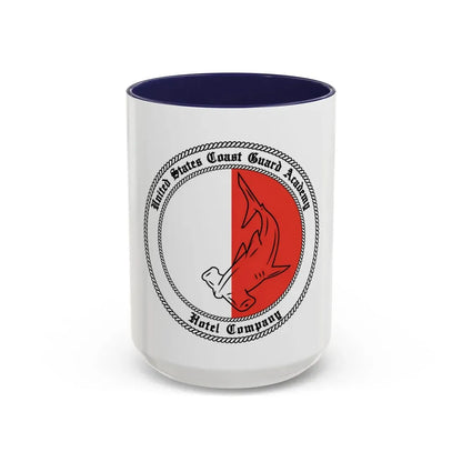 USCGA Hotel Co Hammerhead (U.S. Coast Guard) Accent Coffee Mug 15oz Navy - Go Mug Yourself